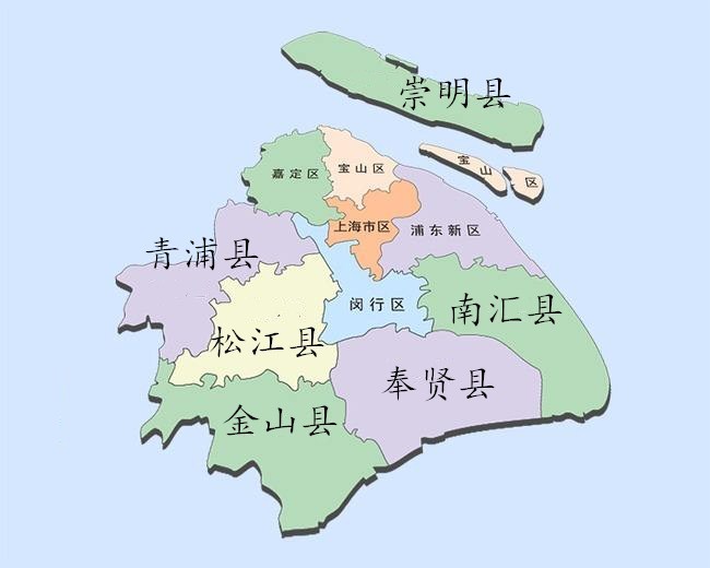 1993上海政区图